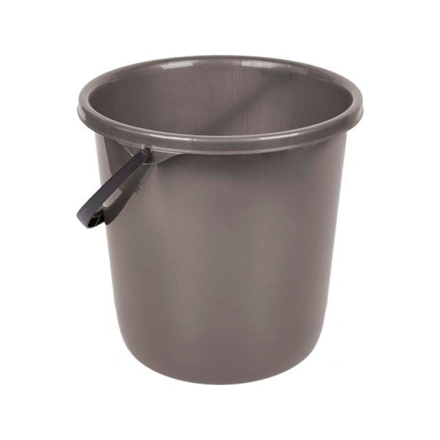 Ведро Spin&Clean Rock-n-Roll пластмассовое антрацит 7 л