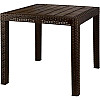 Стол InGreen Rattan пластиковый малый 789*789*701 мм горький шоколад
