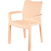 Стул InGreen Rattan пластиковый 506*580*833 мм сливочный