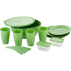 Набор для пикника Sugar&Spice Vanilla фисташка на 4 персоны 15 предметов