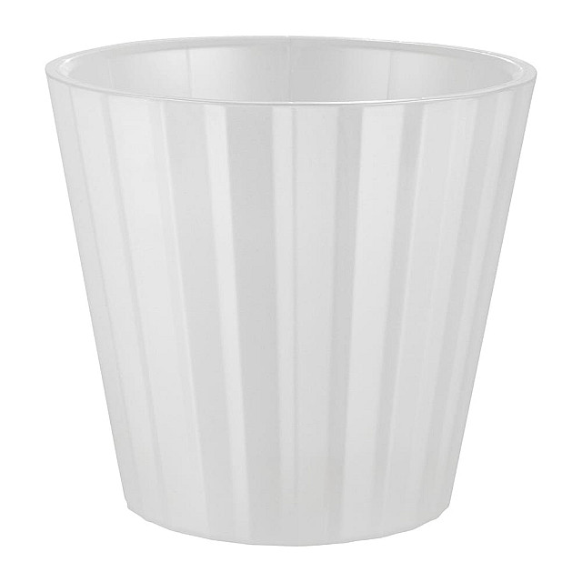 Горшок для цветов InGreen Sand IG640510038 белый жемчуг с дренажной вставкой 2 л