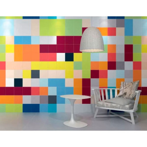 Плитка Kerama Marazzi Калейдоскоп 5055 200*200*6.9 мм белый блестящий