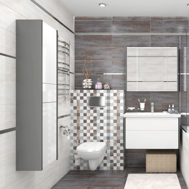 Плитка Laparet Havana 60040 200*600*9 мм белый матовый