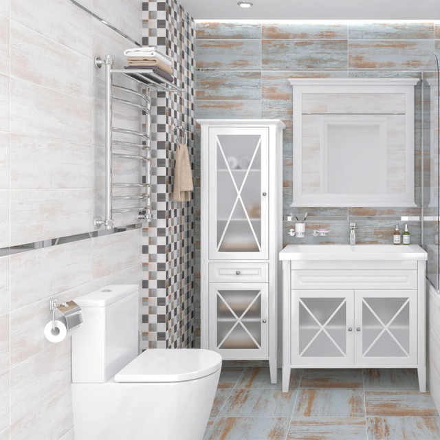 Плитка Laparet Havana 60040 200*600*9 мм белый матовый