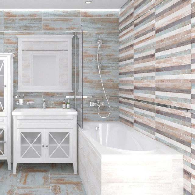 Плитка Laparet Havana 60043 200*600*9 мм микс матовый