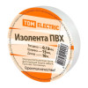 Изолента ПВХ TDM 0.13*15 мм 10 м белая