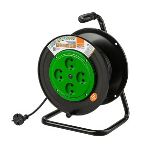 Удлинитель на катушке TDM Electric Народный SQ1307-0502 силовой 4 гнезда 30 м