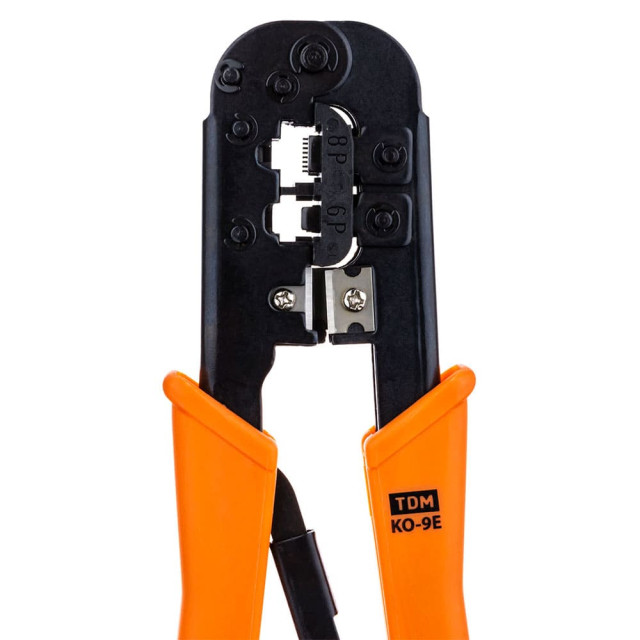 Набор TDM Electric SQ1001-0207 клещи обжимные KO-9E RJ-11/45 + наконечники RJ-11/45 20 шт