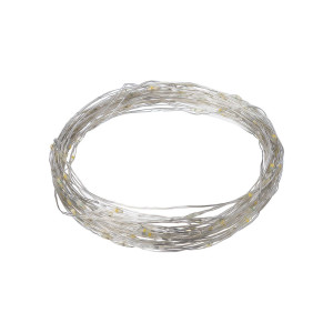 Гирлянда светодиодная TDM Electric Роса SQ0361-0053 100 Led 3000К 3*АА 10 м