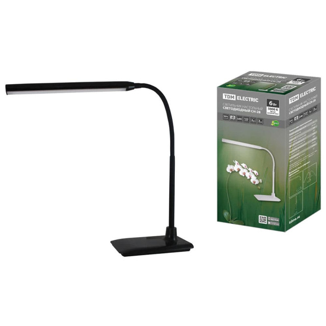 Светильник настольный TDM Electric СН-28 SQ0337-0095 сенсор-диммер черный