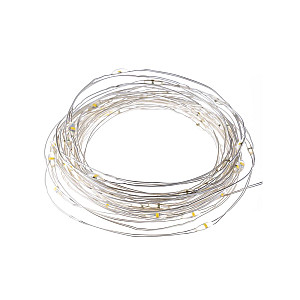 Гирлянда светодиодная TDM Electric Роса SQ0361-0056 100LED 3000К 2*CR2032 10 м