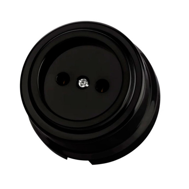 Розетка TDM Electric Виви SQ1820-1211 2П 10А 250В черная