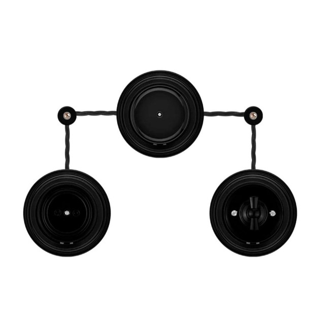 Розетка TDM Electric Виви SQ1820-1211 2П 10А 250В черная