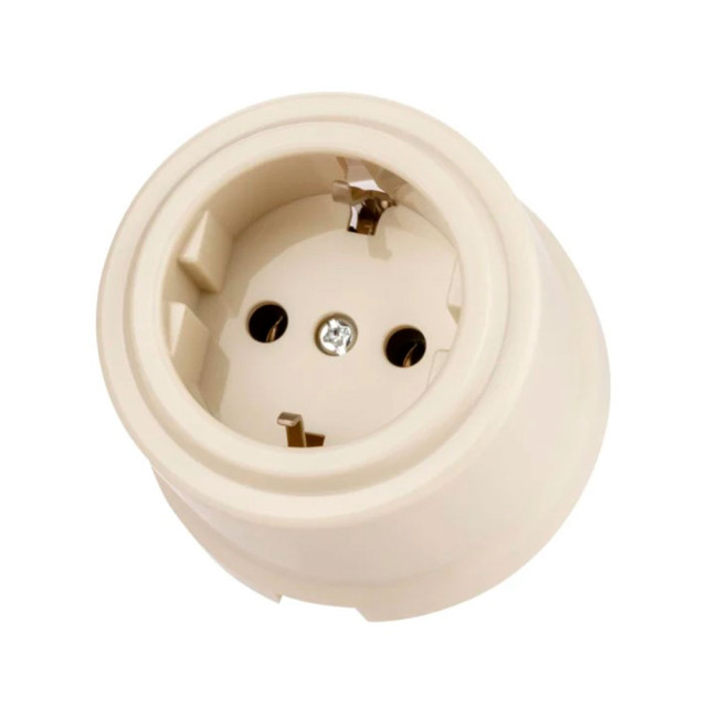 Розетка TDM Electric Виви SQ1820-1317 2П+З 16А 250В слоновая кость