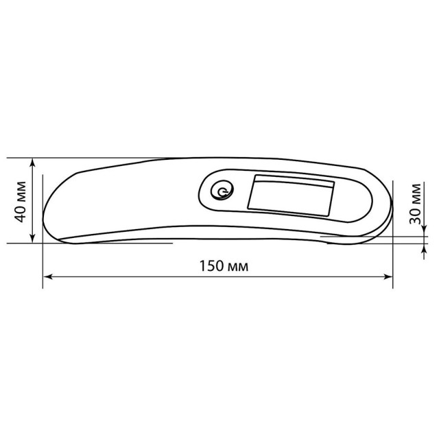 Безмен электронный TDM Electric Этна 2 SQ4018-0002 подсветка дисплея 50 кг