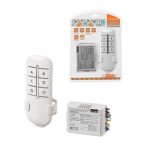 Комплект для беспроводного управления освещением TDM Electric Народный Уютный дом ПУ3-МK-Н-4 SQ1508-0115 4 канала