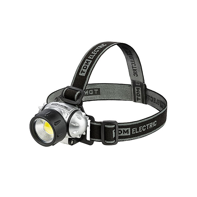 Фонарь TDM Electric Налобный SQ0350-0073 светодиодный 5Вт COB 300лм 3*ААА