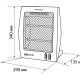 Обогреватель кварцевый TDM Electric КО-1 SQ2520-1701