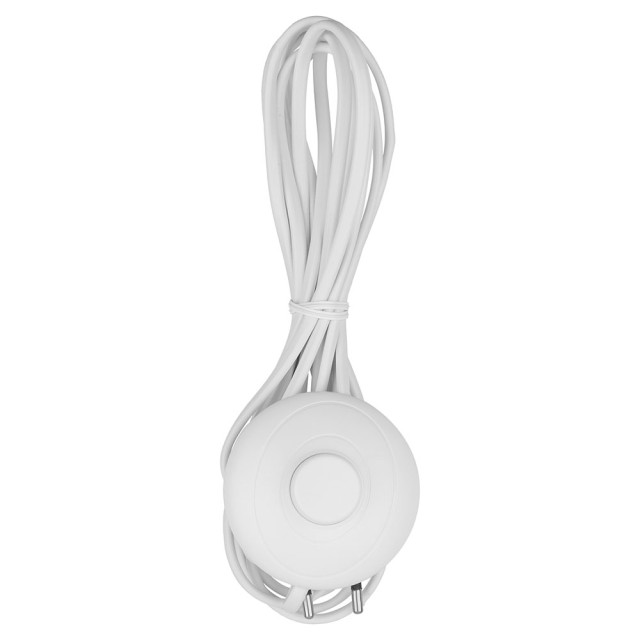 Шнур для бра TDM Electric SQ1305-1061 с ножным выключателем ШВВП-ВП 2*0.5 мм.кв белый 3.5 м