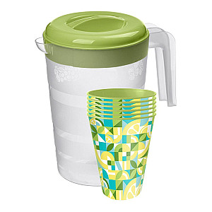 Набор для пикника IdiLand 2211840 салатовый 7 предметов