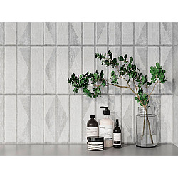 Плитка Gracia Ceramica Cameo grey decor 01 250*600 мм 1 сорт