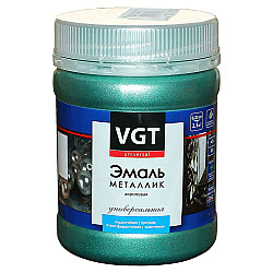 Эмаль металлик VGT ВД-АК-1179 универсальная изумруд 0.23 кг