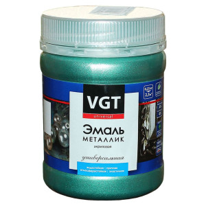 Эмаль металлик VGT ВД-АК-1179 универсальная изумруд 0.23 кг