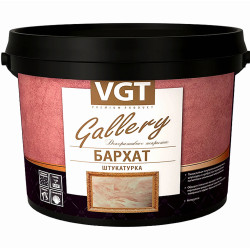 Штукатурка декоративная VGT Бархат серебристо-перламутровая 5 кг