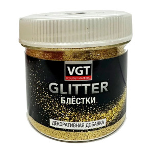 Блестки VGT Pet Glitter золото 0.05 кг