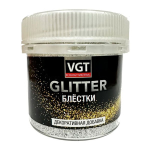 Блестки VGT Pet Glitter серебро 0.05 кг