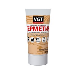 Герметик VGT силиконизированный белый 0.16 кг