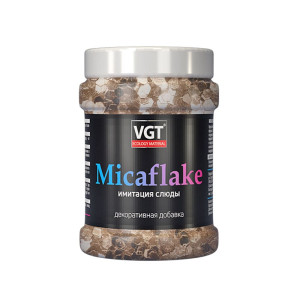 Добавка декоративная VGT Micaflake 2000 мкм золотистая 0.04 кг