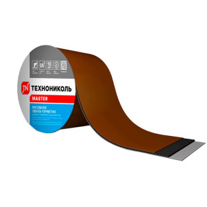 Лента герметизирующая ТехноНиколь Nicoband самоклеящаяся 10 см коричневая 10 м