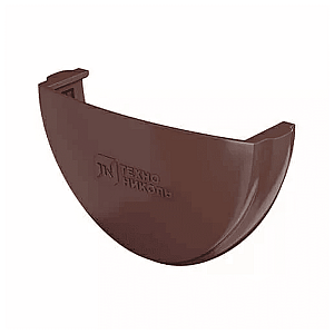 Заглушка желоба ТехноНиколь Оптима темно-коричневый 120*80 мм