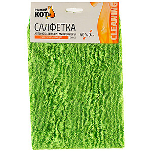 Салфетка Рыжий Кот Супервпитывающая CM-02 280101 из микрофибры 40*40 см
