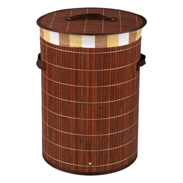 Корзина для белья Рыжий Кот BLB-01-D бамбук коричневый 46.8 л Корзина для белья Рыжий Кот BLB-01-D бамбук коричневый 46.8 л