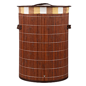 Корзина для белья Рыжий Кот BLB-01-D бамбук коричневый 46.8 л