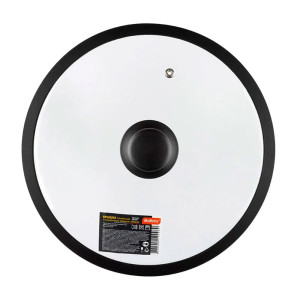 Крышка Mallony Cappello 003545 стеклянная с силиконовым ободком 26 см