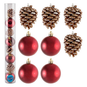 Набор подарочный Волшебная страна Шары и Шишки SYQB-0119230 005763 8 шт