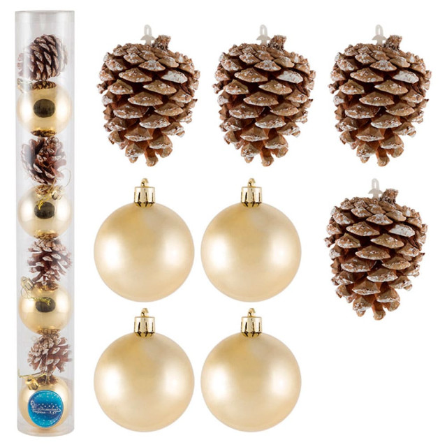 Набор подарочный Волшебная страна Шары и Шишки SYQB-0119231 005764 8 шт