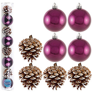 Набор подарочный Волшебная страна Шары и Шишки SYQB-0119237 005765 8 шт