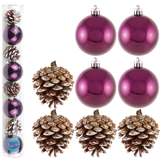 Набор подарочный Волшебная страна Шары и Шишки SYQB-0119237 005765 8 шт