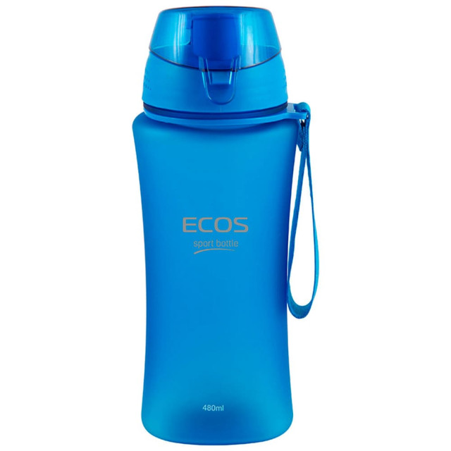 Бутылка для воды Ecos SK5014 голубая 480 мл