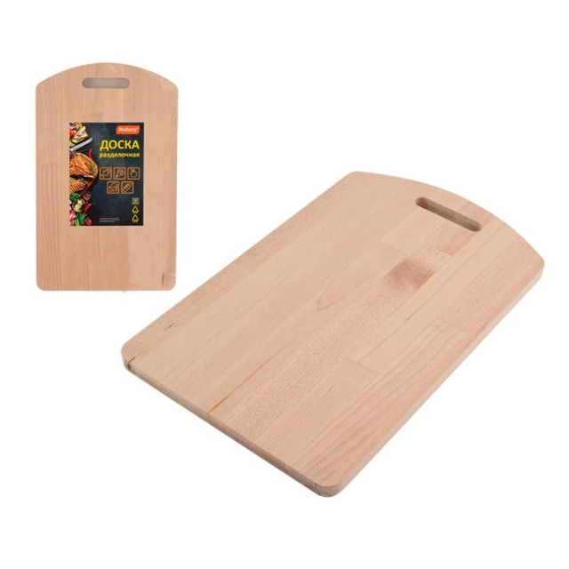 Доска разделочная Mallony Luminoso 007391 массив березы 20*32 см