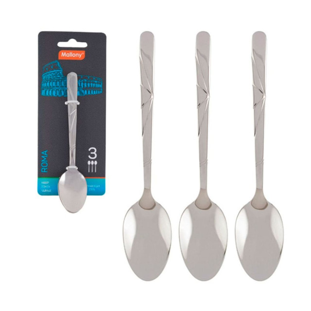 Набор ложек чайных Mallony Roma 007372 3 шт