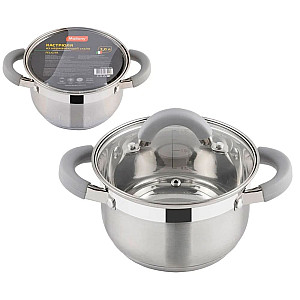 Кастрюля Mallony Felicita 009386 из нержавеющей стали с крышкой 2 л