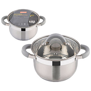 Кастрюля Mallony Felicita 009387 из нержавеющей стали с крышкой 2.9 л