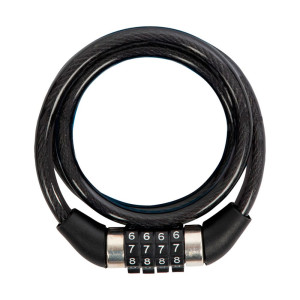 Замок велосипедный Park 288160 кодовый перекодируемый 8*1200 мм