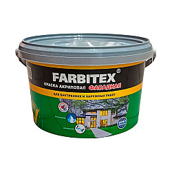 Краска Farbitex акриловая фасадная 3 кг