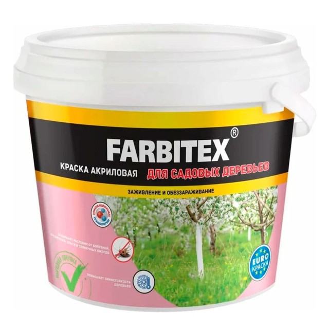 Краска Farbitex для садовых деревьев 1.2 кг